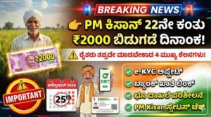 PM Kisan 22nd Installment