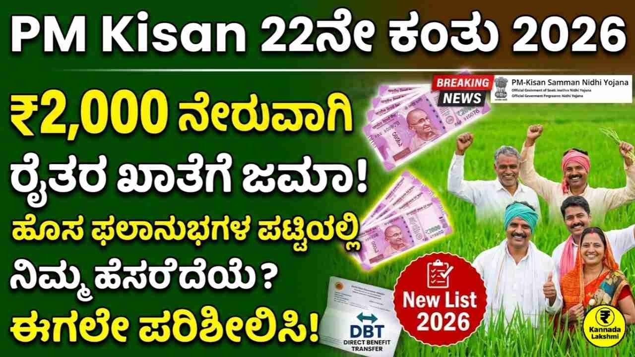 PM Kisan 22nd Installment 2026